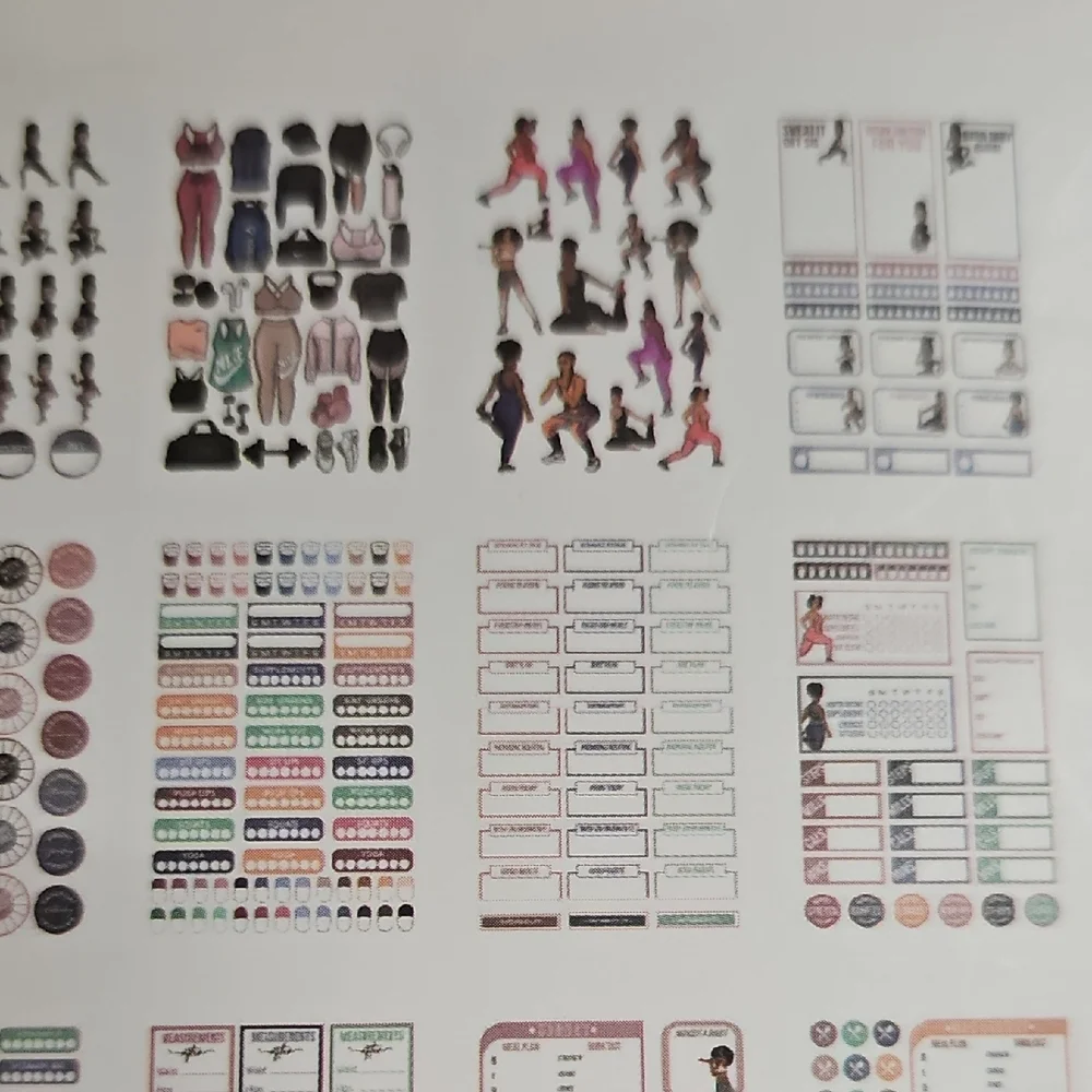 Goldmine and Coco Workout Stickerbook NIP